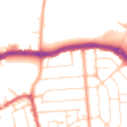 Daytime road noise heatmap for SS2 5NG