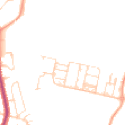 Daytime road noise heatmap for SS2 5RY