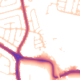 Daytime road noise heatmap for SS2 6BH