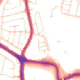 Daytime road noise heatmap for SS2 6DH