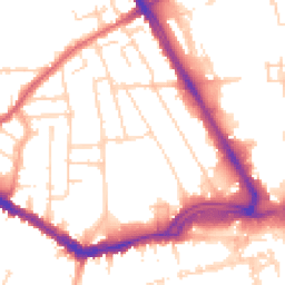 Daytime road noise heatmap for SS2 6FR