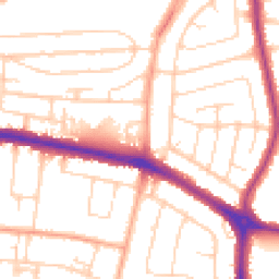 Daytime road noise heatmap for SS2 6GU