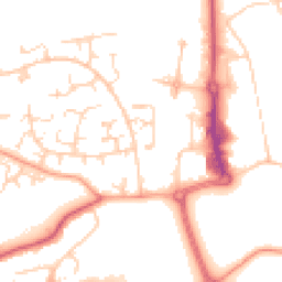 Daytime road noise heatmap for SS2 6HA