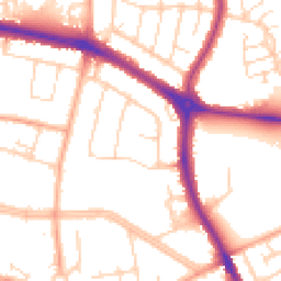 Daytime road noise heatmap for SS2 6PA