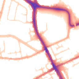 Daytime road noise heatmap for SS2 6PE