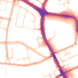 Daytime road noise heatmap for SS2 6PF