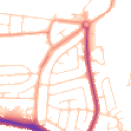 Daytime road noise heatmap for SS2 6RG