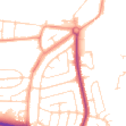 Daytime road noise heatmap for SS2 6RQ