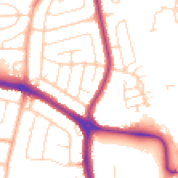 Daytime road noise heatmap for SS2 6RR