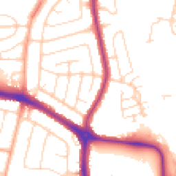 Daytime road noise heatmap for SS2 6SF