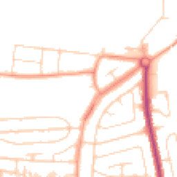 Daytime road noise heatmap for SS2 6XQ