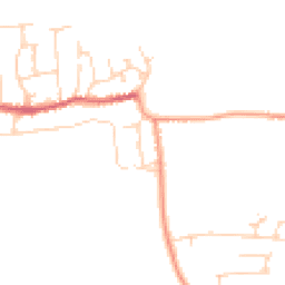 Daytime road noise heatmap for SS3 0AL