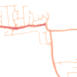 Daytime road noise heatmap for SS3 0BQ