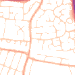 Daytime road noise heatmap for SS3 8AD
