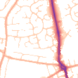 Daytime road noise heatmap for SS3 8AE