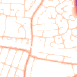 Daytime road noise heatmap for SS3 8AJ