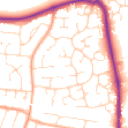 Daytime road noise heatmap for SS3 8AZ