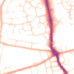 Daytime road noise heatmap for SS3 8BG