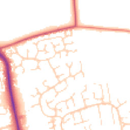 Daytime road noise heatmap for SS3 8BJ
