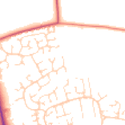 Daytime road noise heatmap for SS3 8BT