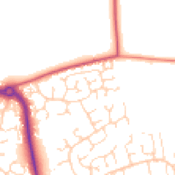 Daytime road noise heatmap for SS3 8TE