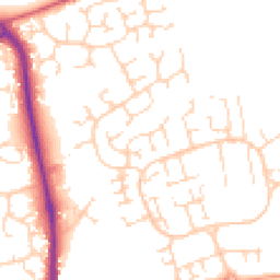 Daytime road noise heatmap for SS3 8XE
