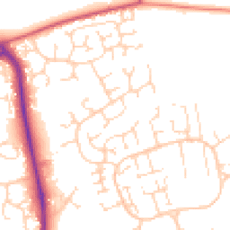 Daytime road noise heatmap for SS3 8XP