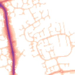 Daytime road noise heatmap for SS3 8XQ