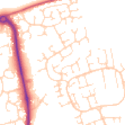 Daytime road noise heatmap for SS3 8XR