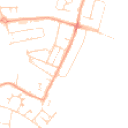 Daytime road noise heatmap for SS3 9AS