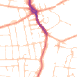Daytime road noise heatmap for SS3 9DX