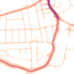 Daytime road noise heatmap for SS3 9FB