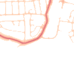 Daytime road noise heatmap for SS3 9FN