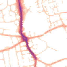 Daytime road noise heatmap for SS3 9PE