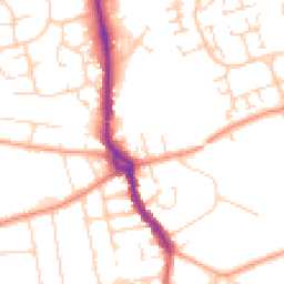 Daytime road noise heatmap for SS3 9PF