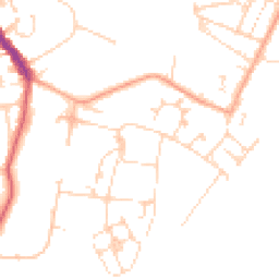 Daytime road noise heatmap for SS3 9QU