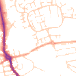 Daytime road noise heatmap for SS3 9RW