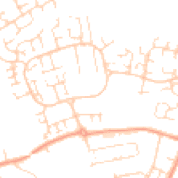 Daytime road noise heatmap for SS3 9XZ