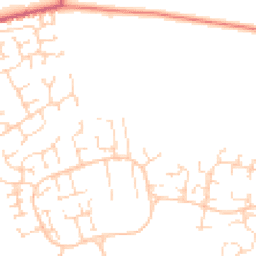 Daytime road noise heatmap for SS3 9YZ