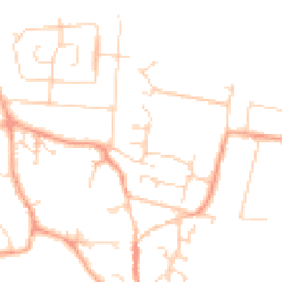 Daytime road noise heatmap for SS4 1RY
