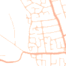 Daytime road noise heatmap for SS4 3AB