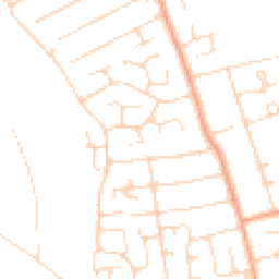 Daytime road noise heatmap for SS4 3AR