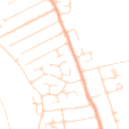 Daytime road noise heatmap for SS4 3EF