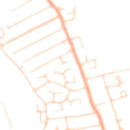 Daytime road noise heatmap for SS4 3EY
