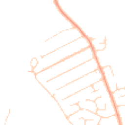 Daytime road noise heatmap for SS4 3HH