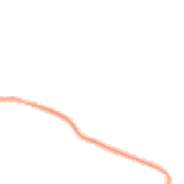 Night-time road noise heatmap for SS5 4BS