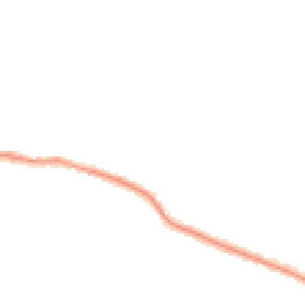 Night-time road noise heatmap for SS5 4BX