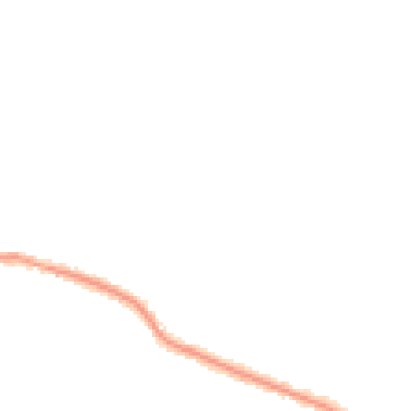 Night-time road noise heatmap for SS5 4DB