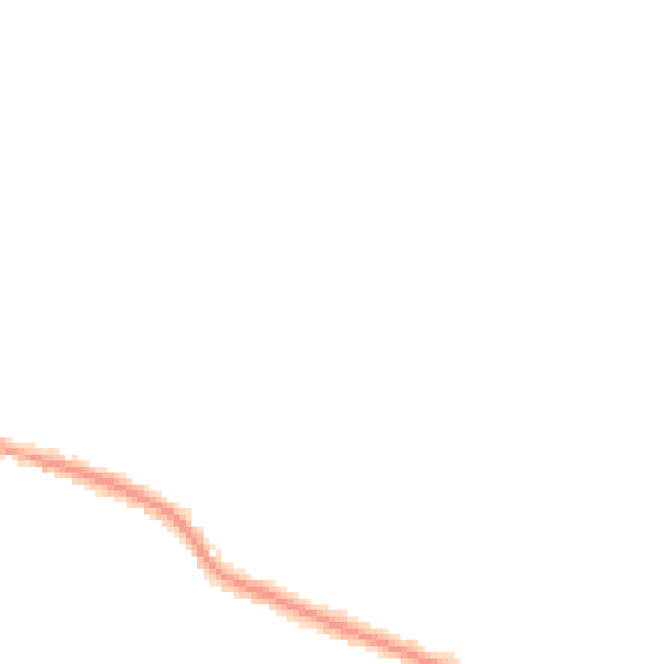 Night-time road noise heatmap for SS5 4DD