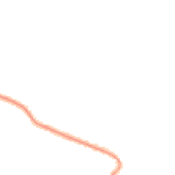 Night-time road noise heatmap for SS5 4DE